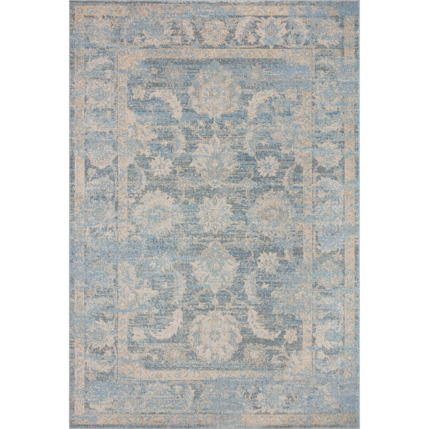 Loloi II Odette ODT-03 Sky / Beige Rug DC10 1 Loloi II Odette ODT-03 Sky / Beige Rug DC10