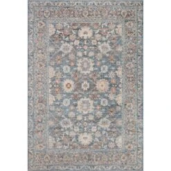 Loloi II Odette ODT-07 Sky / Rust Rug DC10