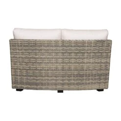 Vanguard Montclair Outdoor Small Curved Armless Loveseat -Grayson-Living OW100 CCC JellyfishPearlback d44985ea 365c 415a 971f 686c1edee7b8