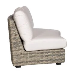 Vanguard Montclair Outdoor Small Curved Armless Loveseat -Grayson-Living OW100 CCC JellyfishPearlside 836c7993 0c0f 4d7d a40a fd2b49d3c0b5