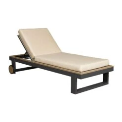 Vanguard Montecito Outdoor Reclining Lounge With Cushion -Grayson-Living OW109CCL TaffyOysterang