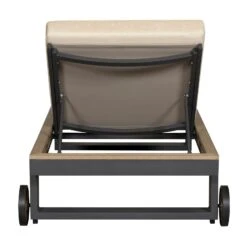 Vanguard Montecito Outdoor Reclining Lounge With Cushion -Grayson-Living OW109CCL TaffyOysterback