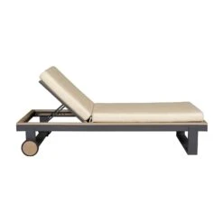 Vanguard Montecito Outdoor Reclining Lounge With Cushion -Grayson-Living OW109CCL TaffyOysterside