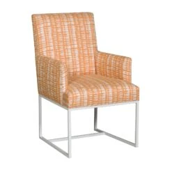 Vanguard Fremont Outdoor Arm Chair -Grayson-Living OW114AWH RudderMimosaang