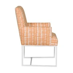 Vanguard Fremont Outdoor Arm Chair -Grayson-Living OW114AWH RudderMimosaside