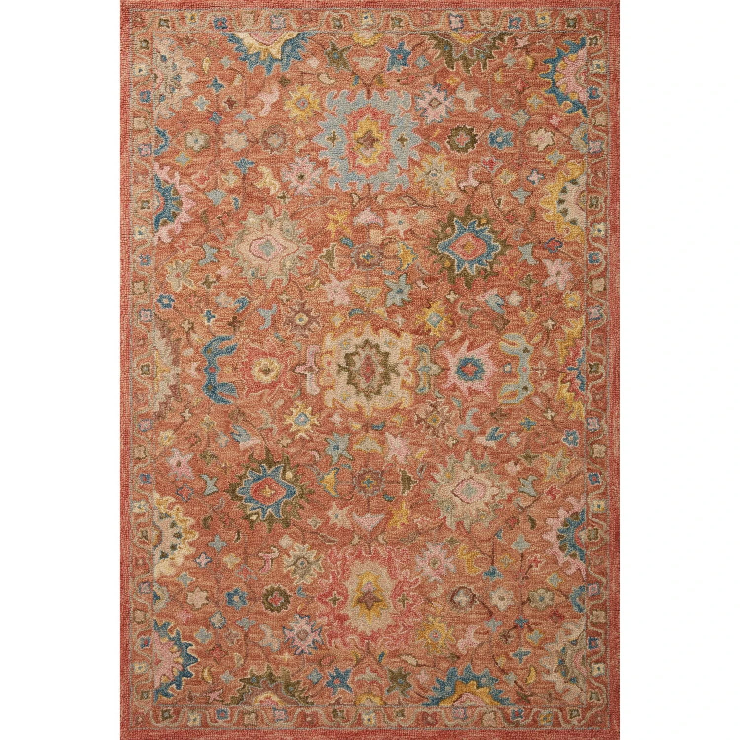 Loloi Padma PMA-05 Terracotta / Multi Rug MDP 1 Loloi Padma PMA-05 Terracotta / Multi Rug MDP