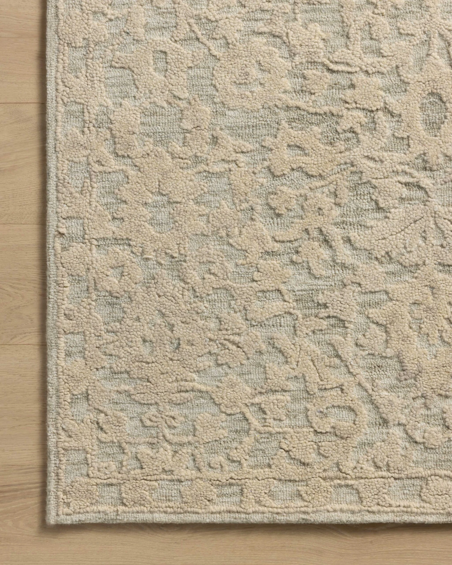 Loloi Prudence PRU-01 Sage / Ivory Rug MDP 3 Loloi Prudence PRU-01 Sage / Ivory Rug MDP - Image 3