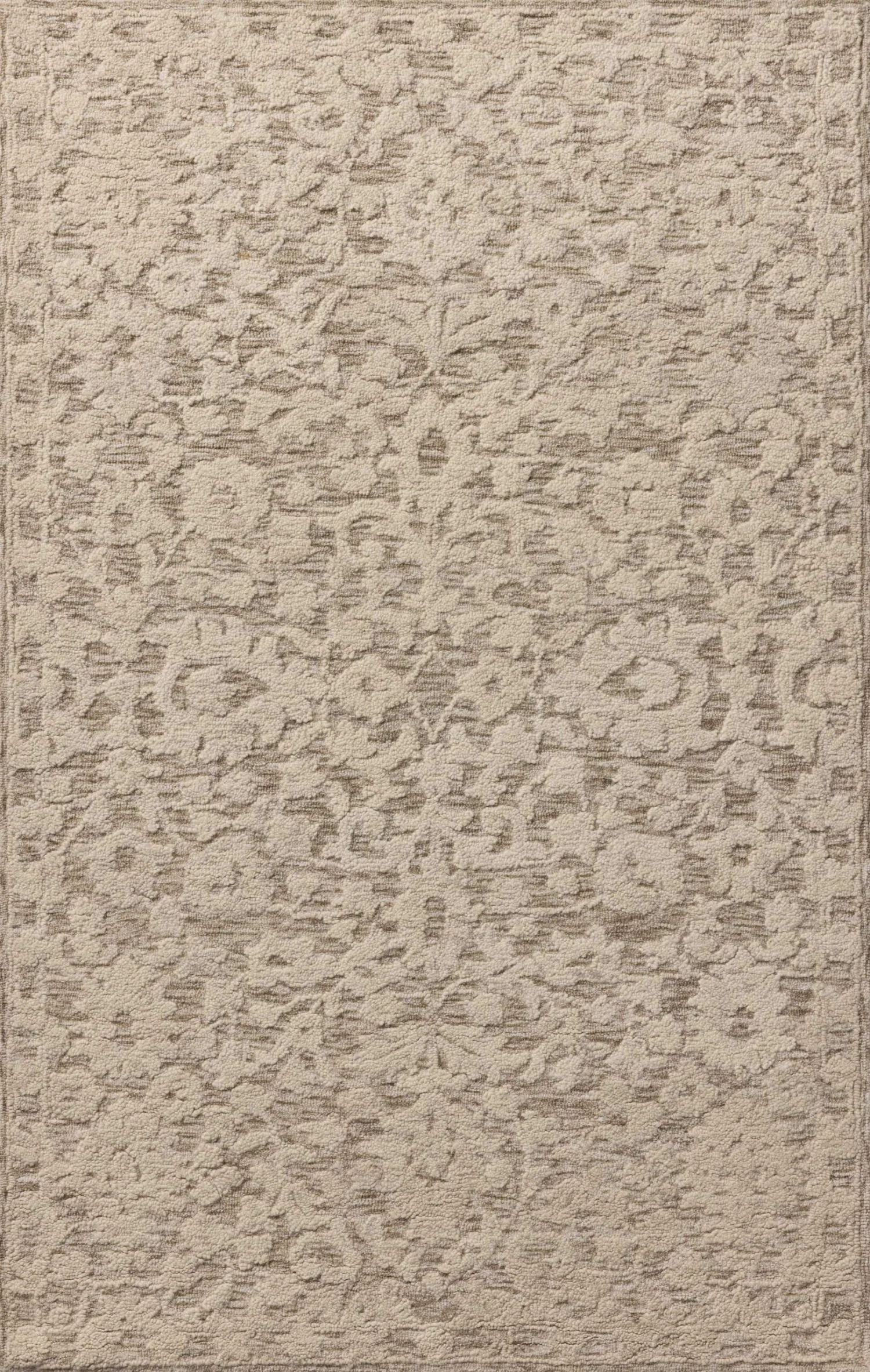 Loloi Prudence PRU-01 Stone / Ivory Rug MDP 1 Loloi Prudence PRU-01 Stone / Ivory Rug MDP