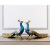 Port 68 Porcelain Peacock Statue Floor Sample (Each Sold Separately)