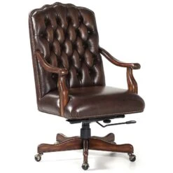 Maitland Smith Johnson Swivel Tilt Desk Chair