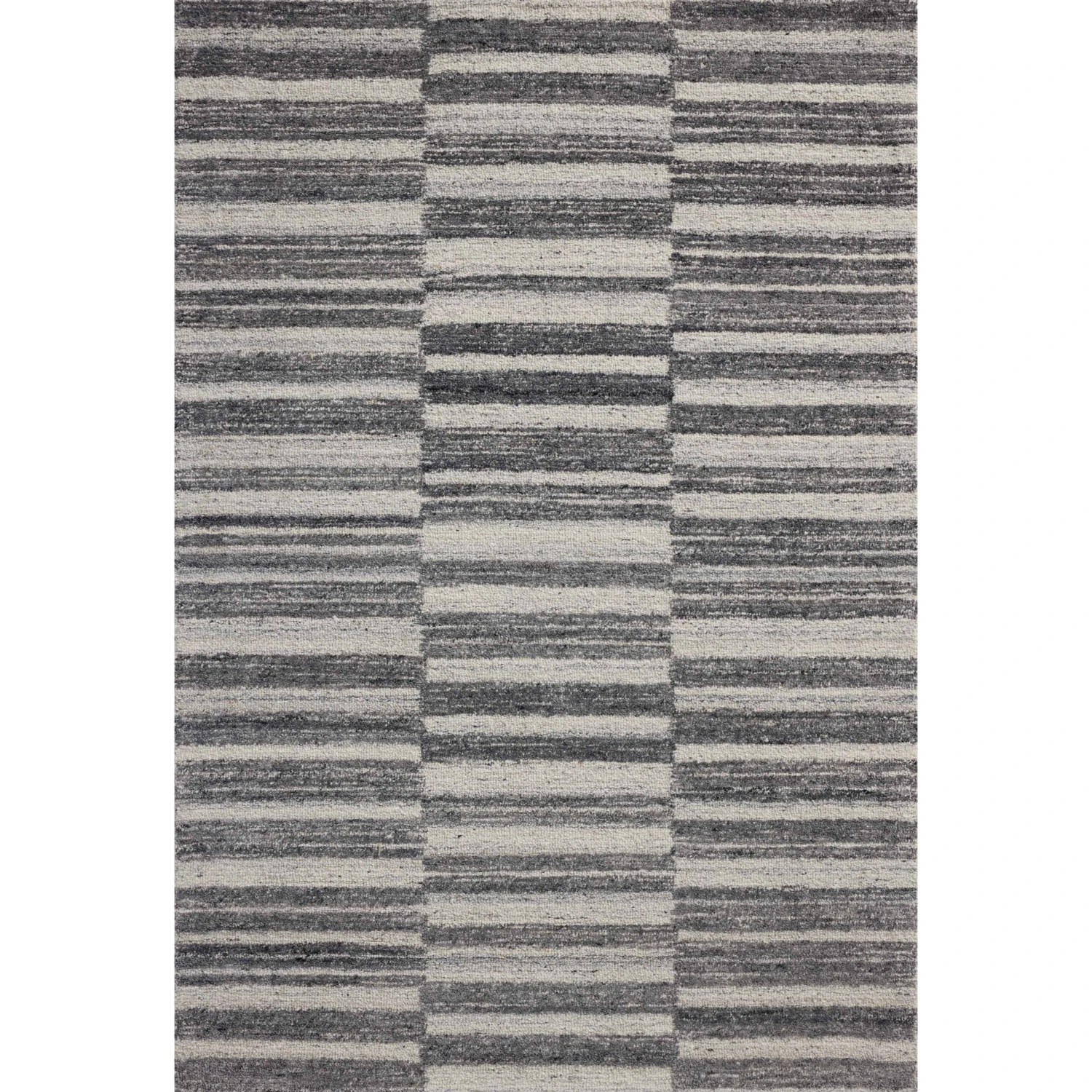 Magnolia Home Rae RAE-02 Rug Charcoal / Mist DC10 1 Magnolia Home Rae RAE-02 Rug Charcoal / Mist DC10
