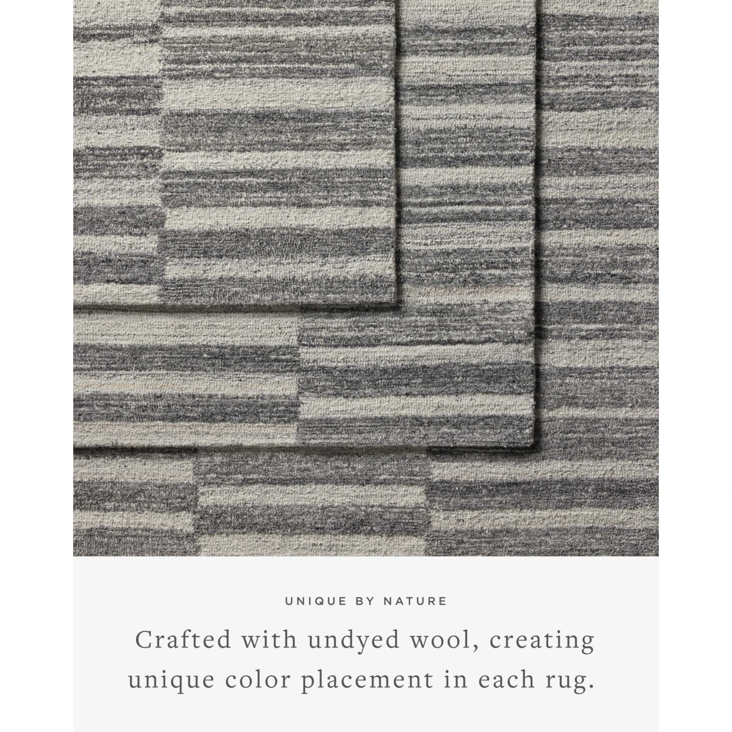 Magnolia Home Rae RAE-02 Rug Charcoal / Mist DC10 2 Magnolia Home Rae RAE-02 Rug Charcoal / Mist DC10 - Image 2