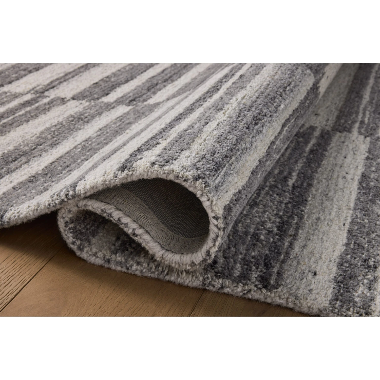 Magnolia Home Rae RAE-02 Rug Charcoal / Mist DC10 4 Magnolia Home Rae RAE-02 Rug Charcoal / Mist DC10 - Image 4