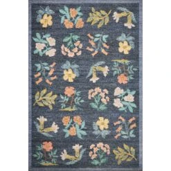 Rifle Paper Rosa RSA-03 Rug Navy DC10