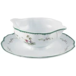 Raynaud Longjiang Sauce Boat And Stand