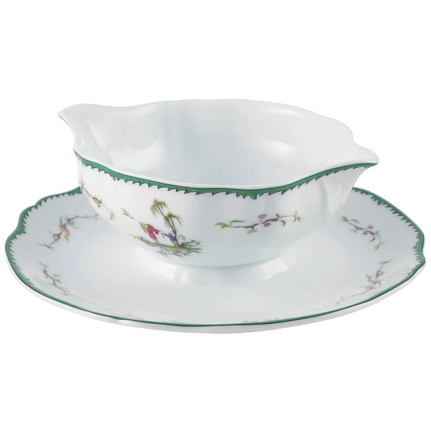 Raynaud Longjiang Sauce Boat And Stand 1 Raynaud Longjiang Sauce Boat And Stand