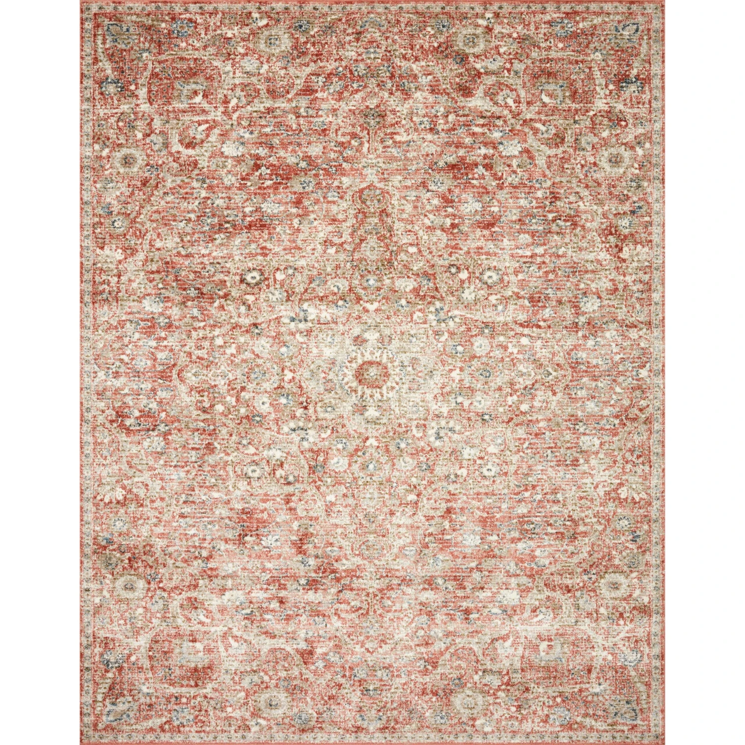 Loloi II Saban SAB-02 Rust / Beige Rug DC10 1 Loloi II Saban SAB-02 Rust / Beige Rug DC10