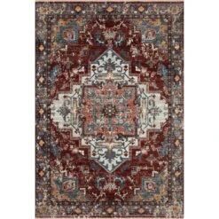 Loloi II Samra SAM-10 Brick / Grey Rug DC10