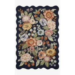 Rifle Paper Silhouette SIH-01 Rug Navy MDP