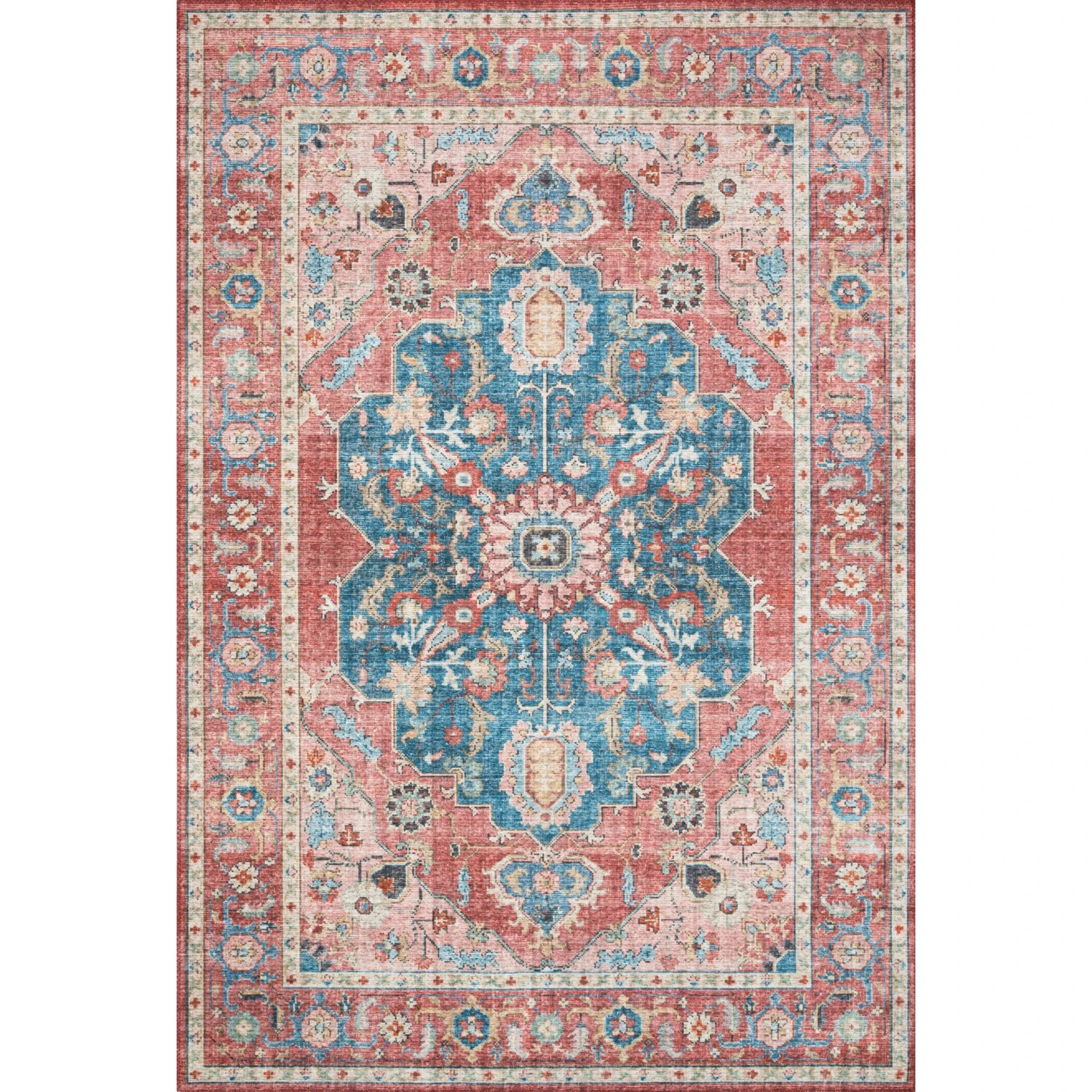 Loloi II Skye SKY-05 Brick / Ocean Rug DC10 1 Loloi II Skye SKY-05 Brick / Ocean Rug DC10