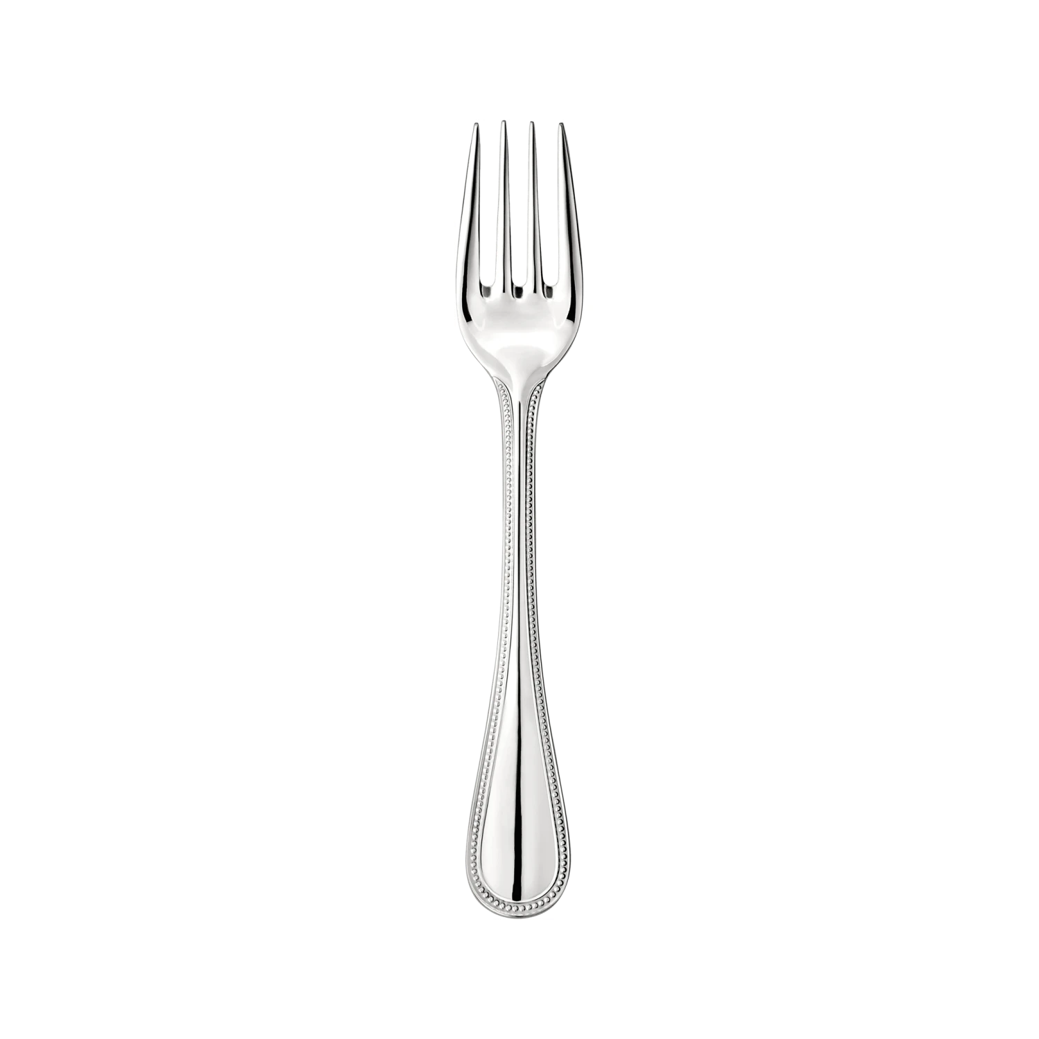 Christofle Steel Perles Stainless Steel Salad Fork