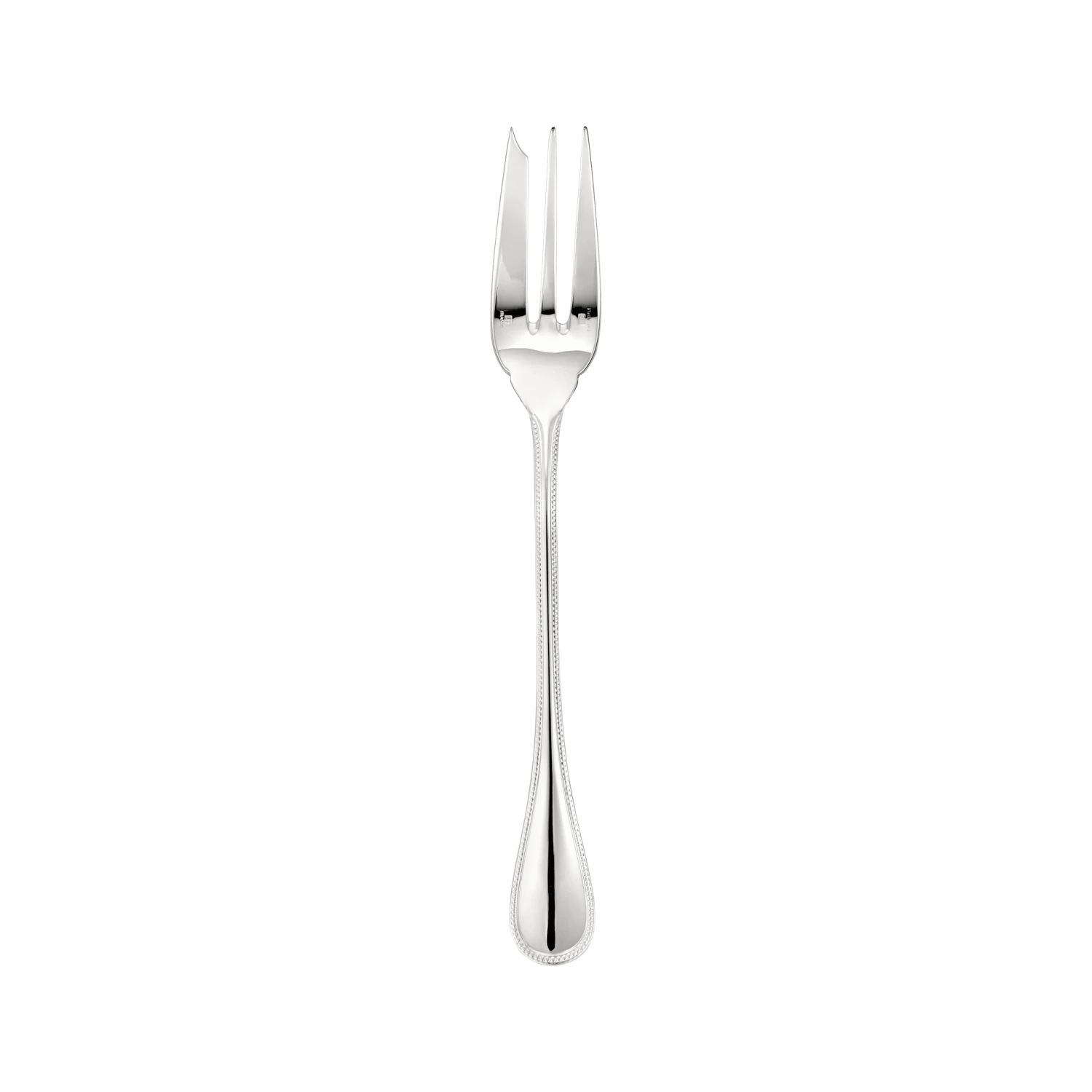 Christofle Perles Silver-Plated Serving Fork