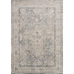 Loloi II Teagan TEA-04 Sky / Natural Rug DC10