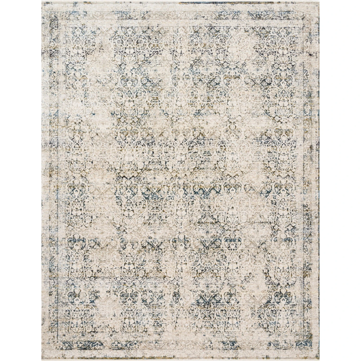 Loloi Theia THE-01 Natural / Ocean Rug MDP 1 Loloi Theia THE-01 Natural / Ocean Rug MDP