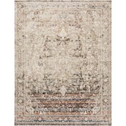 Loloi Theia THE-05 Taupe / Brick Rug MDP