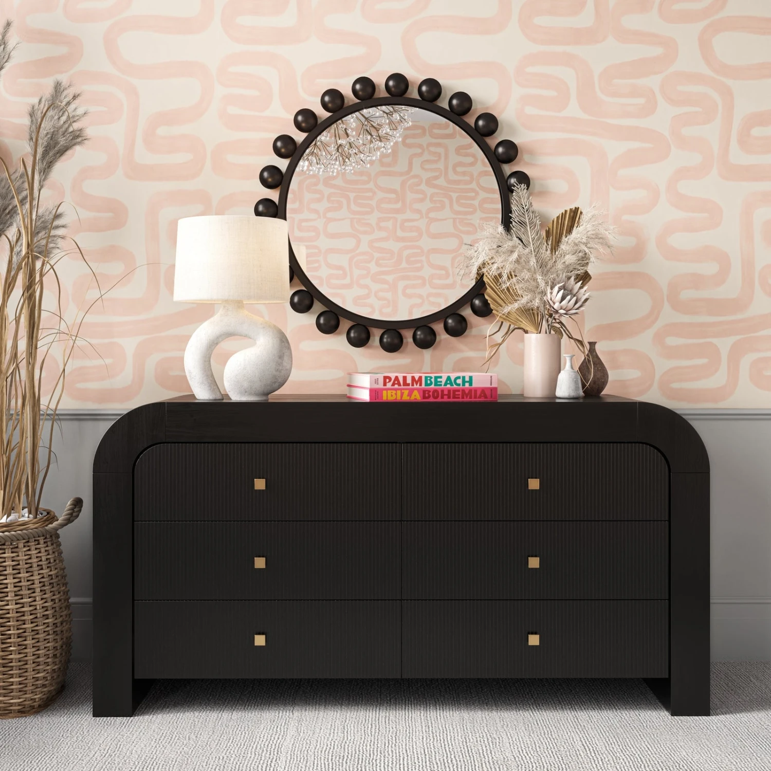 TOV Furniture Hump 6 Drawer Dresser 2 TOV Furniture Hump 6 Drawer Dresser - Image 2