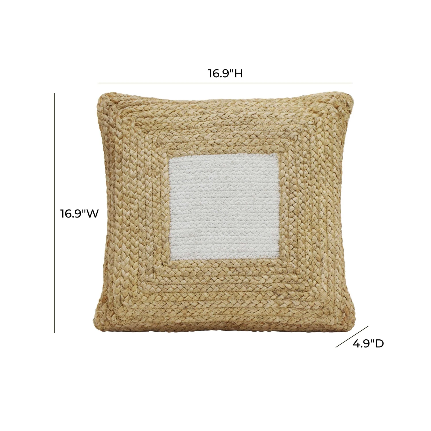 TOV Furniture Blank Mind Square Accent Pillow 12 TOV Furniture Blank Mind Square Accent Pillow - Image 12