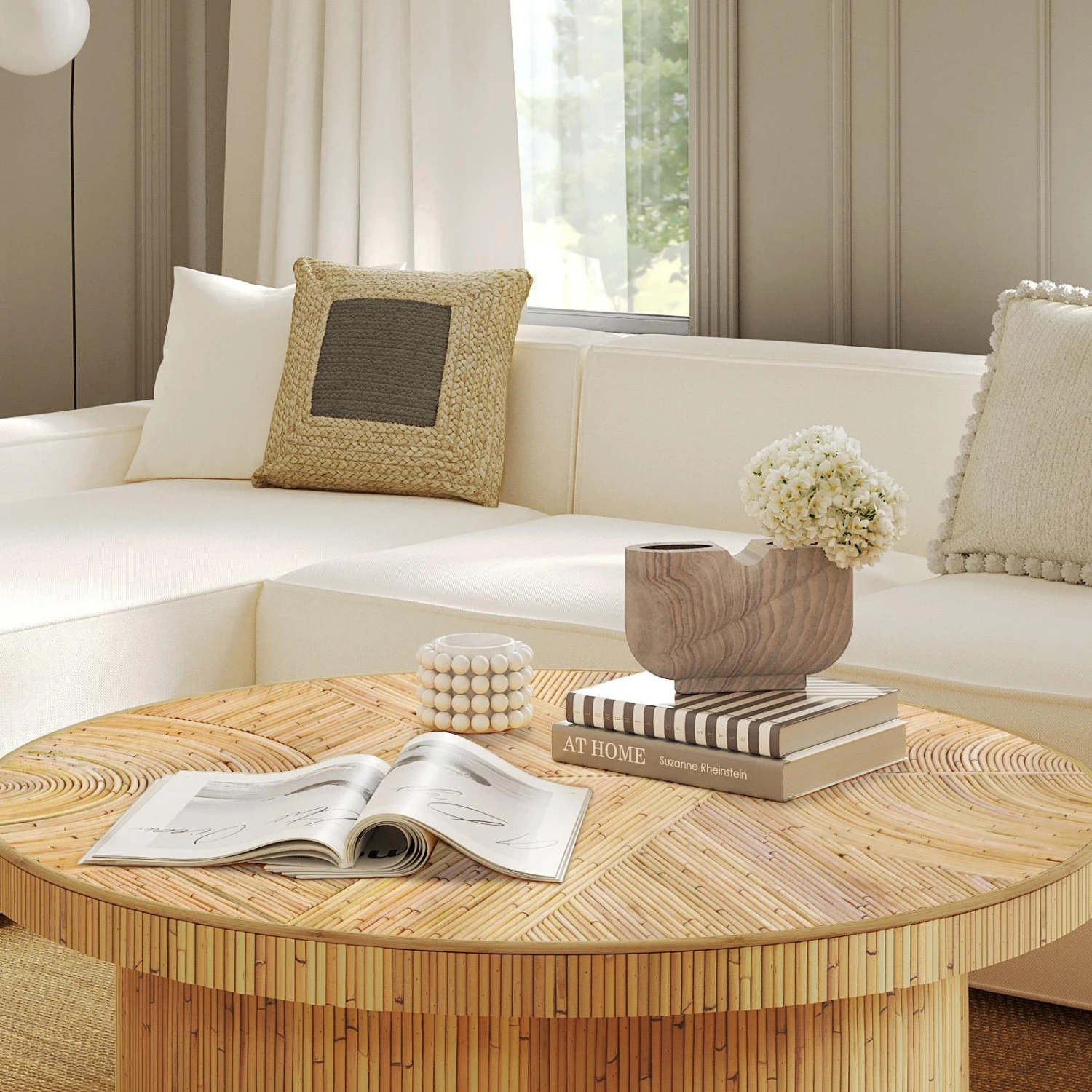 TOV Furniture Blank Mind Square Accent Pillow 2 TOV Furniture Blank Mind Square Accent Pillow - Image 2