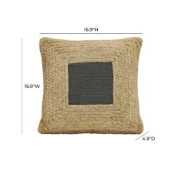 TOV Furniture Blank Mind Square Accent Pillow 17 TOV Furniture Blank Mind Square Accent Pillow -Grayson-Living TOV C18516.media .06