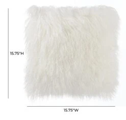TOV Furniture Tibetan Sheep Pillow 39 TOV Furniture Tibetan Sheep Pillow -Grayson-Living TOV C5705.media .04