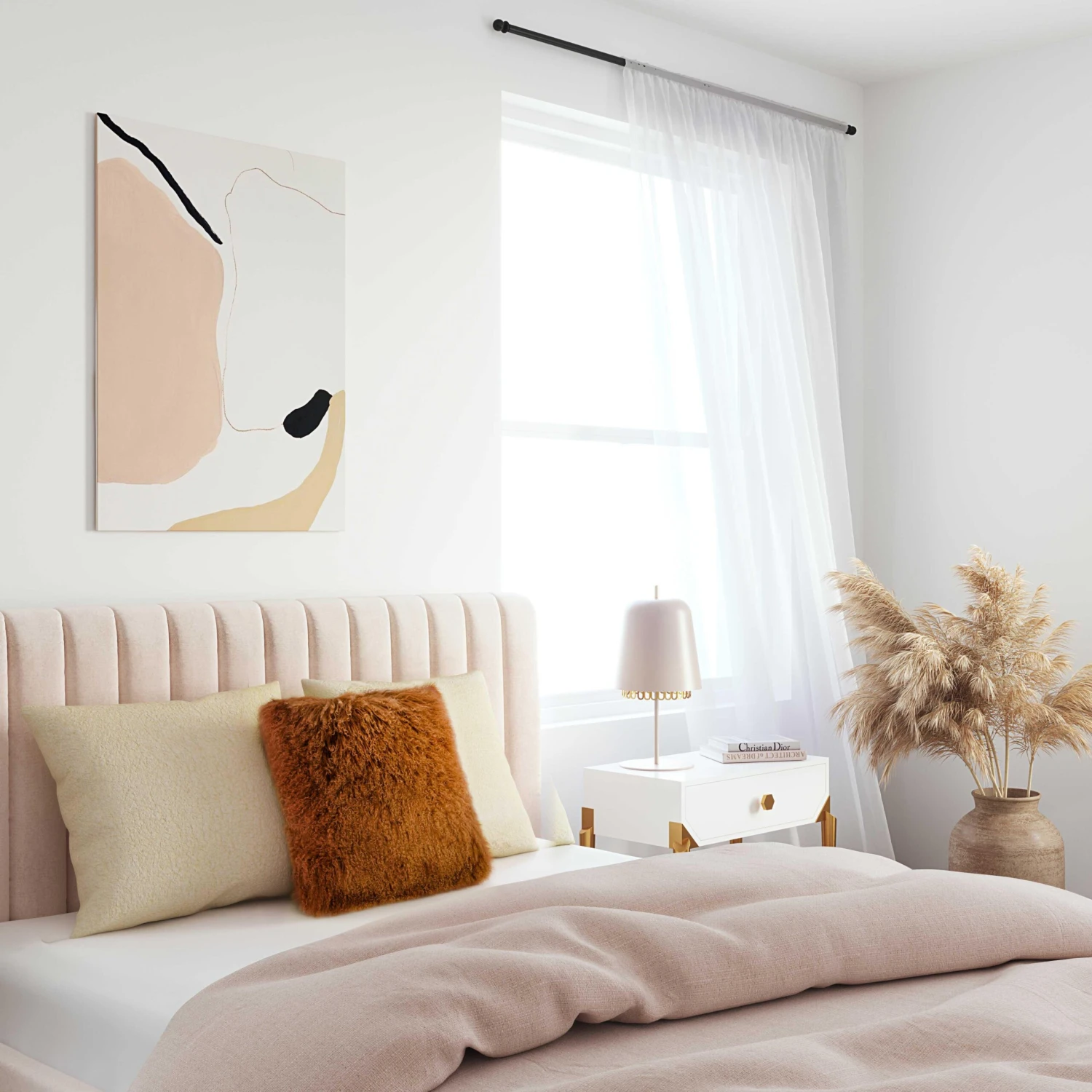 TOV Furniture Tibetan Sheep Pillow 2 TOV Furniture Tibetan Sheep Pillow - Image 2