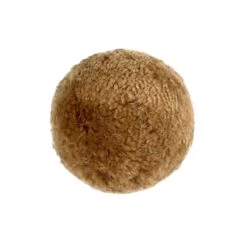 TOV Furniture New Zealand Brown Genuine Sheepskin Ball Pillow 10 TOV Furniture New Zealand Brown Genuine Sheepskin Ball Pillow -Grayson-Living TOV C68979.media .03