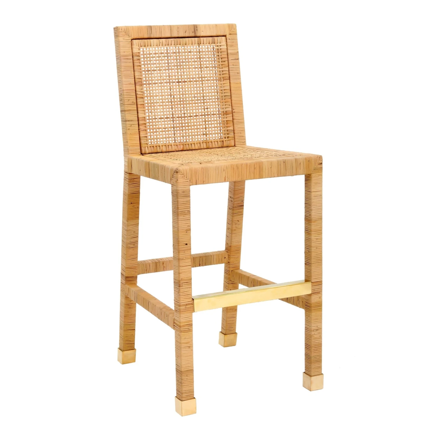 TOV Furniture Amara Rattan Bar Stool 3 TOV Furniture Amara Rattan Bar Stool - Image 3