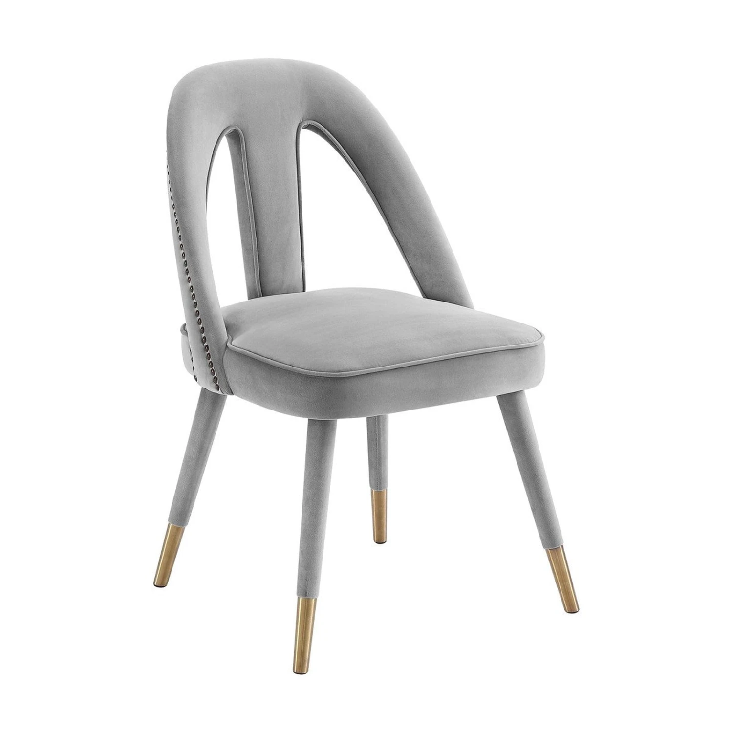 TOV Furniture Petra Velvet Side Chair 1 TOV Furniture Petra Velvet Side Chair