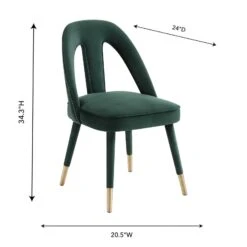 TOV Furniture Petra Velvet Side Chair 29 TOV Furniture Petra Velvet Side Chair -Grayson-Living TOV D6364 4