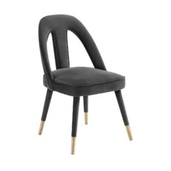 TOV Furniture Petra Velvet Side Chair 30 TOV Furniture Petra Velvet Side Chair -Grayson-Living TOV D6365
