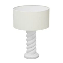TOV Furniture Rapunzel White And Cream Table Lamp