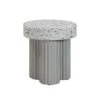 TOV Furniture Clover Faux Terrazzo Indoor / Outdoor Round Side Table