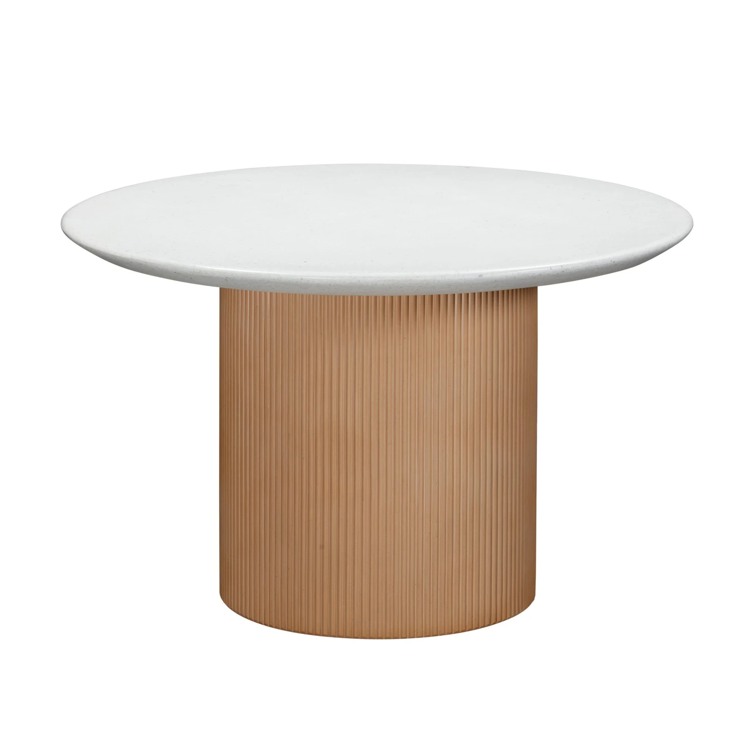 TOV Furniture Rose Faux Terrazzo And Terracotta Indoor / Outdoor Round Concrete Dining Table 1 TOV Furniture Rose Faux Terrazzo And Terracotta Indoor / Outdoor Round Concrete Dining Table