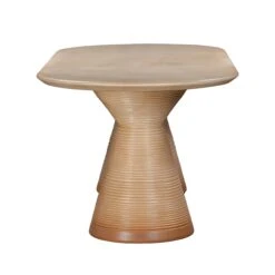 TOV Furniture Fassa Terracotta Oval Indoor / Outdoor Dining Table 10 TOV Furniture Fassa Terracotta Oval Indoor / Outdoor Dining Table -Grayson-Living TOV O54280.media .04