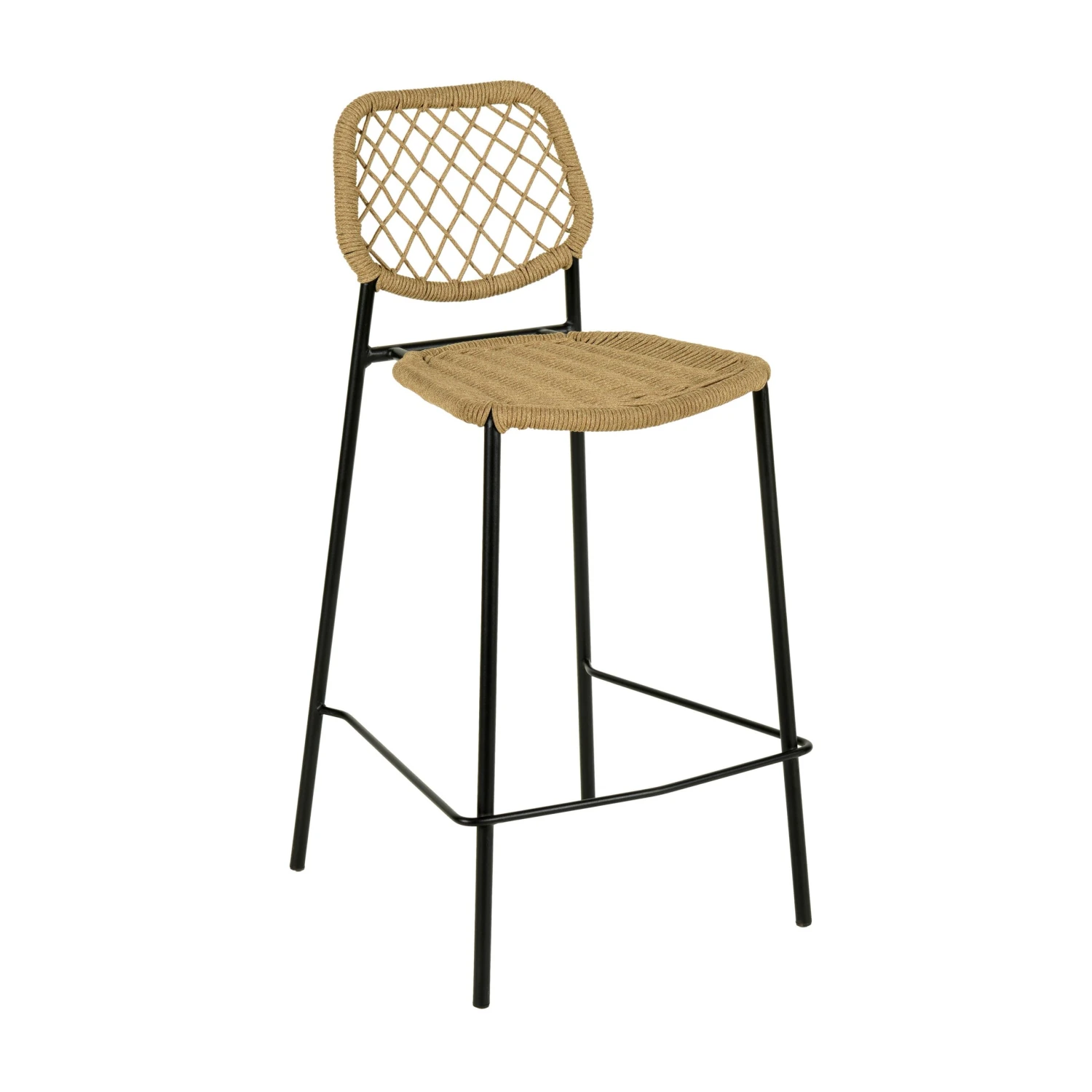 TOV Furniture Lucy Cord Outdoor Counter Stool 9 TOV Furniture Lucy Cord Outdoor Counter Stool - Image 9