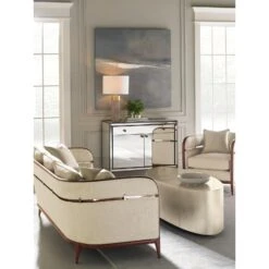 Caracole Come Oval Here Cocktail Table -Grayson-Living TRA COCTAB 012