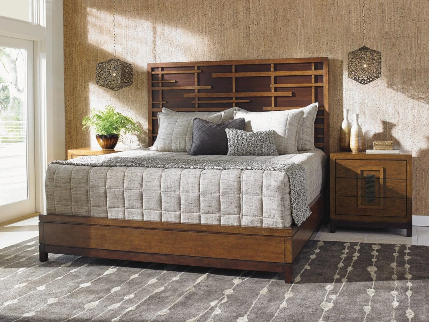 Tommy Bahama Home Island Fusion Shanghai Panel Bed 3 Tommy Bahama Home Island Fusion Shanghai Panel Bed - Image 3