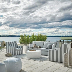 Universal Furniture Coastal Living Outdoor Geneva Cast Concrete Cocktail Table -Grayson-Living U064501OD RM ALT1