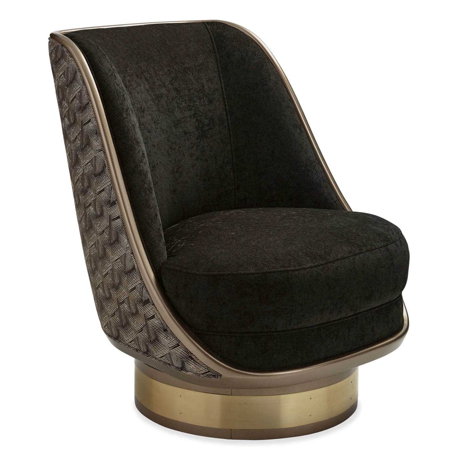 Caracole Upholstery Go For A Spin Chair 1 Caracole Upholstery Go For A Spin Chair