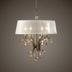 Uttermost Alenya 6 Lt Shade Chandelier -Grayson-Living Uttermost Alenya 6 Lt Shade Chandelier 21246 3